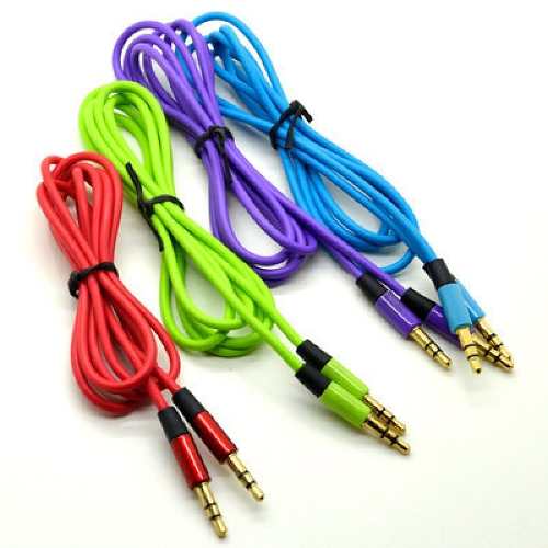 CABLE AUXILIAR COLORES 1M