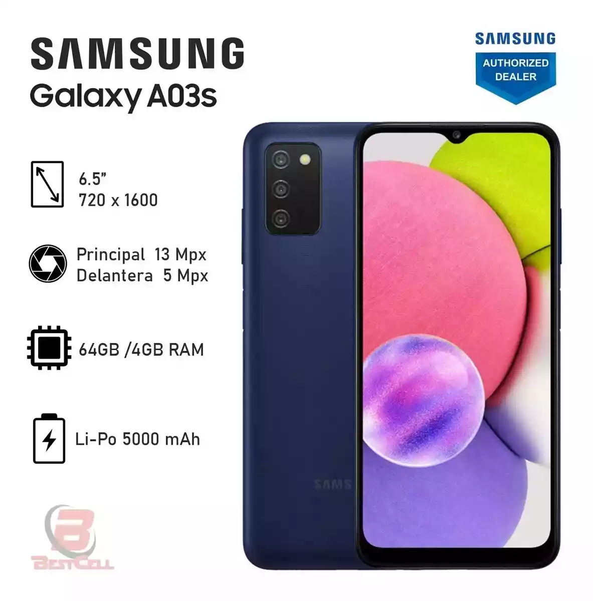 CELULAR SAMSUNG A03S  4RAM /64GB