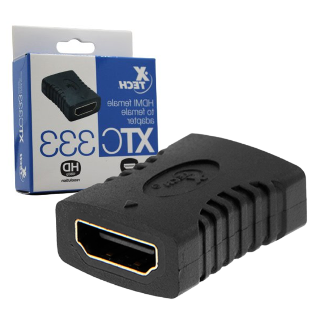 UNION HDMI HEMBRA A HDMI HEMBRA / XTC-333 / BLACK