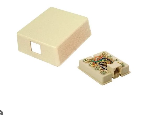 CAJETIN DE EMPALME PARA RJ45 1 PUERTO