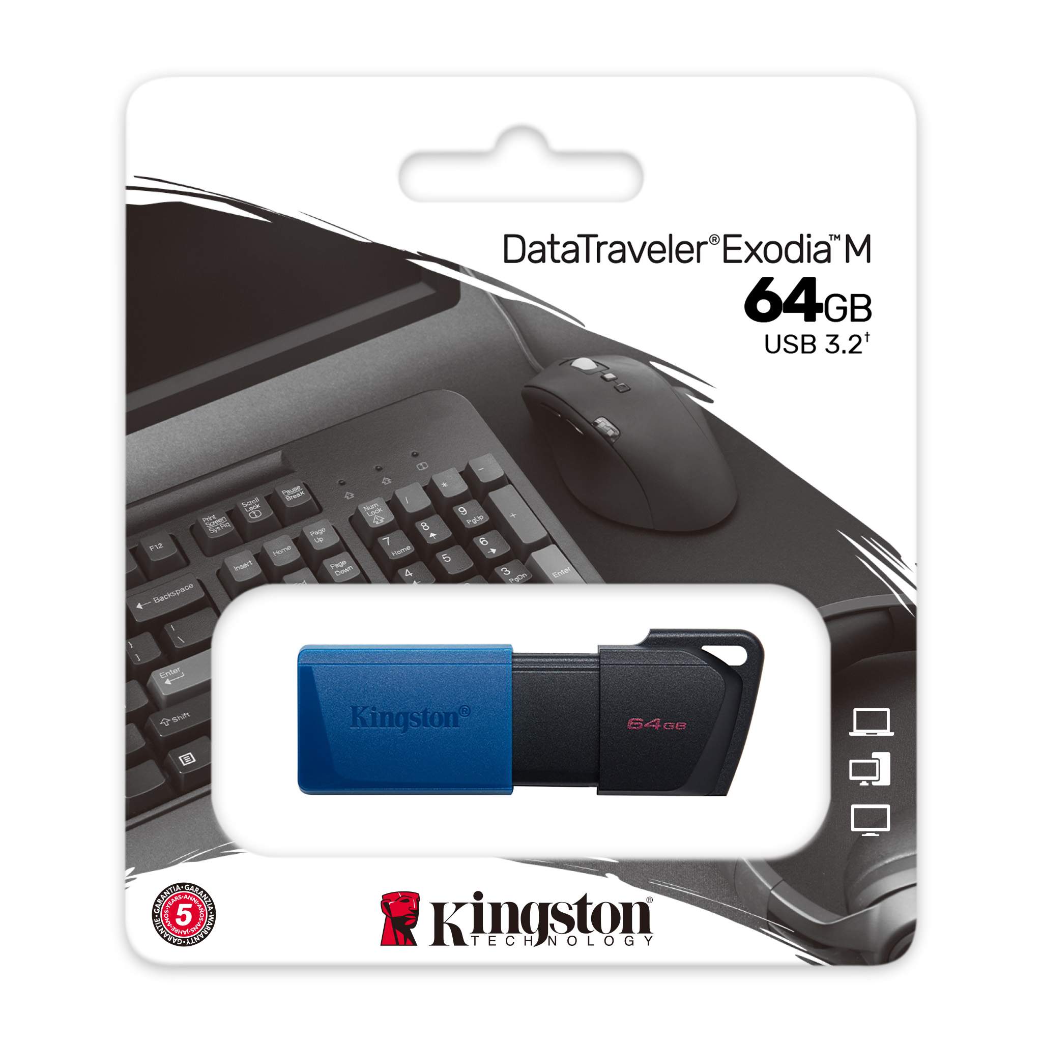 FLASH MEMORY KINGSTON DTXM 64GB USB3.2