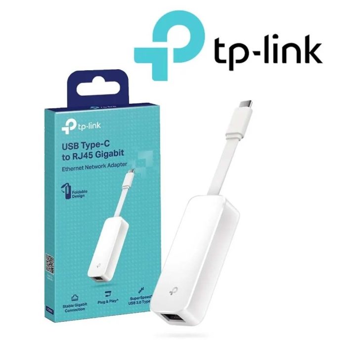 ADAPTADOR DE RED TP-LINK UR300C INTERFAZ TIPO C A ETHERNET RJ45 GIGABIY 10/100/100