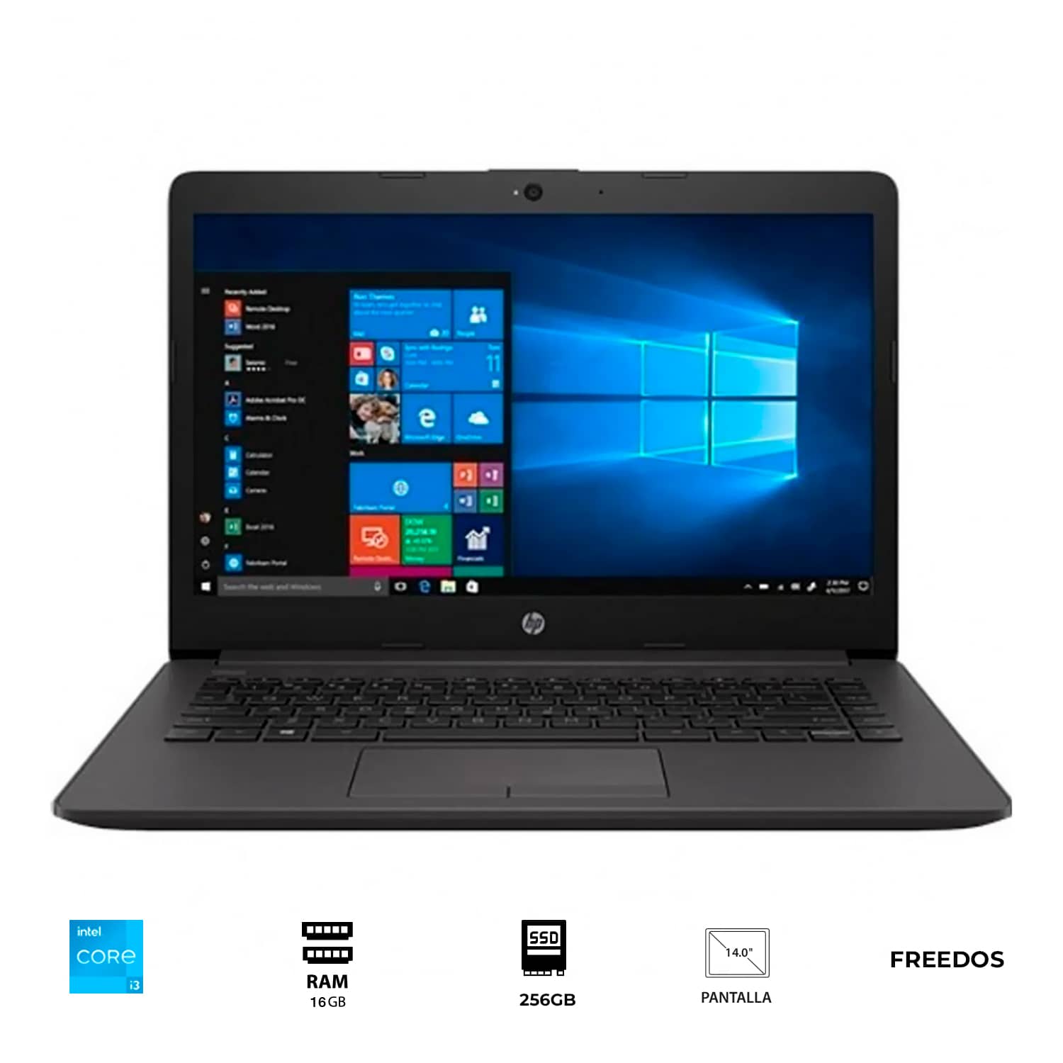 LAPTOP HP 240 G8 CORE I3-1115G4, 16GB RAM,256GB SSD m.2,PAN 14 HD