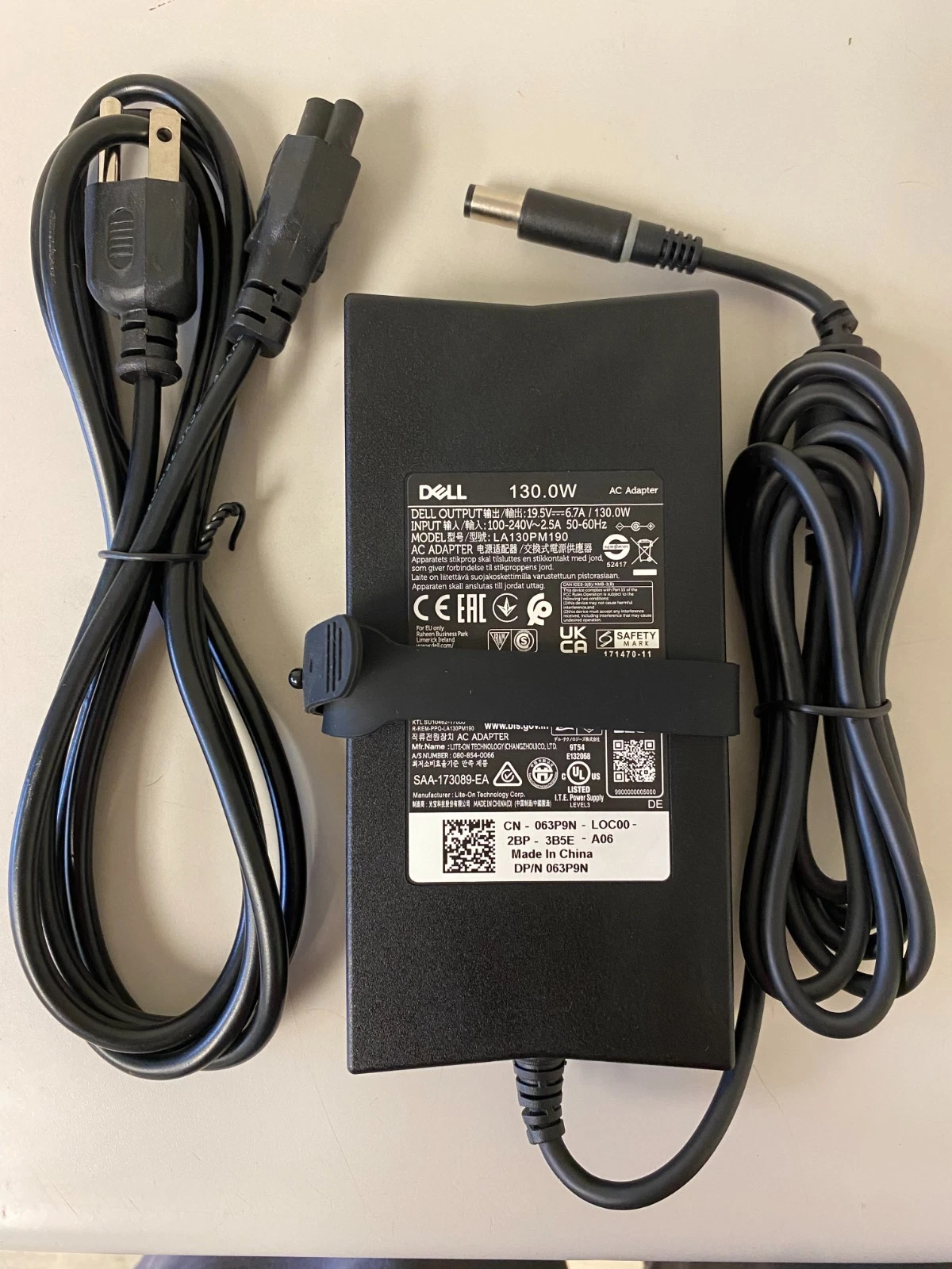cargador laptop dell 19.5V 6.7A 4.5*3.0 punta de aguja
