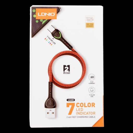 cable cargador ldnio ls482 usb a tipo c