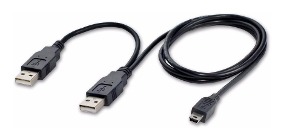 CABLE USB 2.0 PARA DISCO EXTERNO 75CM