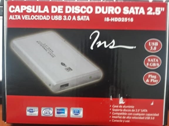 CAPSULA DE DISCO DURO SATA 2.5