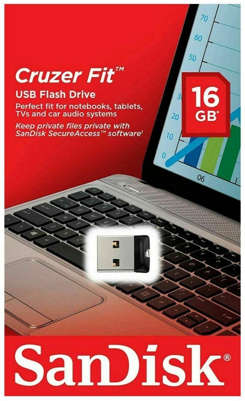 FLASH SANDISK CRUZER FIT 16GB