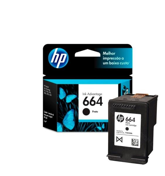 CARTUCHO HP 664 NEGRO