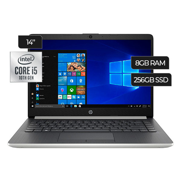 LAPTOP HP 14-DQ1039/INTEL CORE I5-1035G1/1.0GHZ/8GB/256GB SSD 16GB OPTANE /14.0"