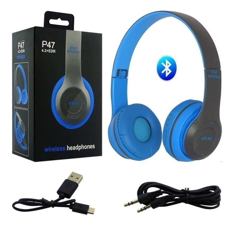 AUDIFONOS STEREO HEADPHONES WIRELESSS P47