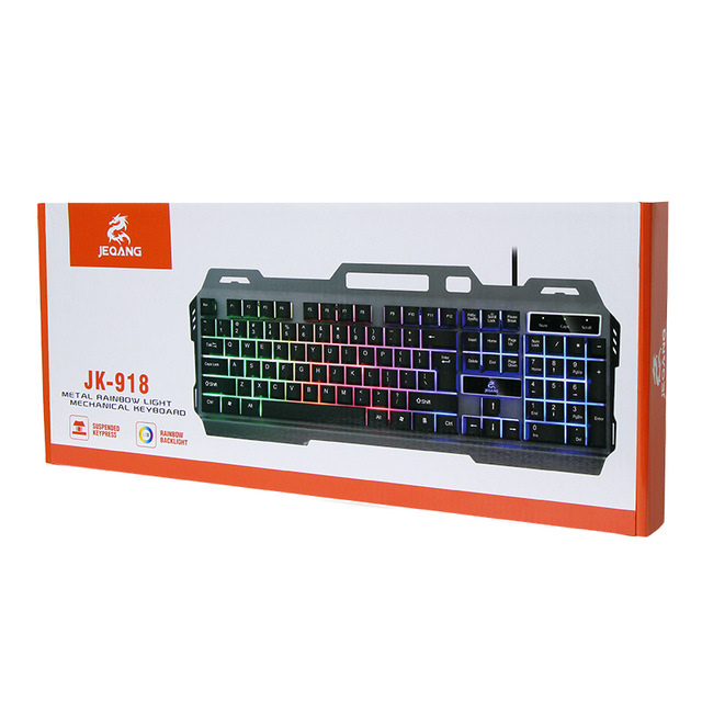 TECLADO METALICO JEQANG JK 918