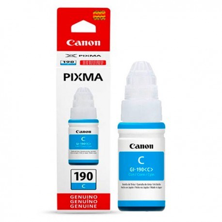 TINTA CANON AZUL 190 ORIGINAL