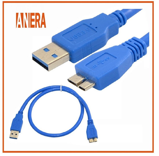 CABLE USB 3.0 MICRO PARA DISCO DURO EXTERNO ANERA