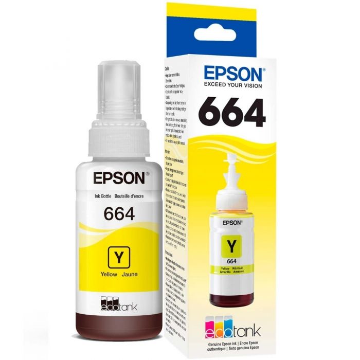 TINTA EPSON AMARIILA 664 ORIGINAL