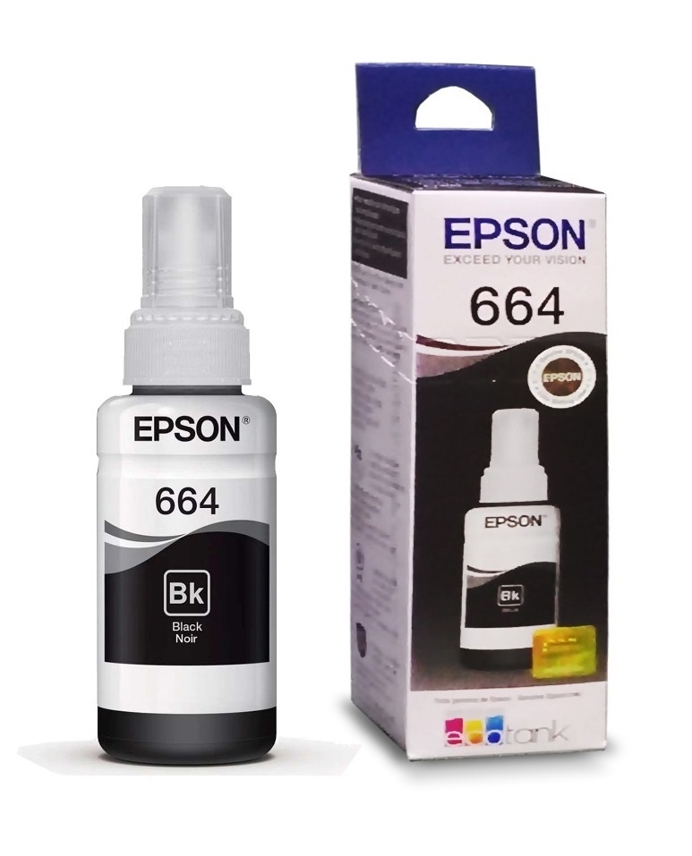 TINTA EPSON NEGRA 664 ORIGINAL