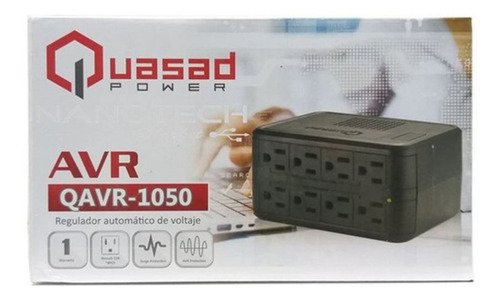 REGULADOR DE VOLTAJE QUASAD 1000VA 500W