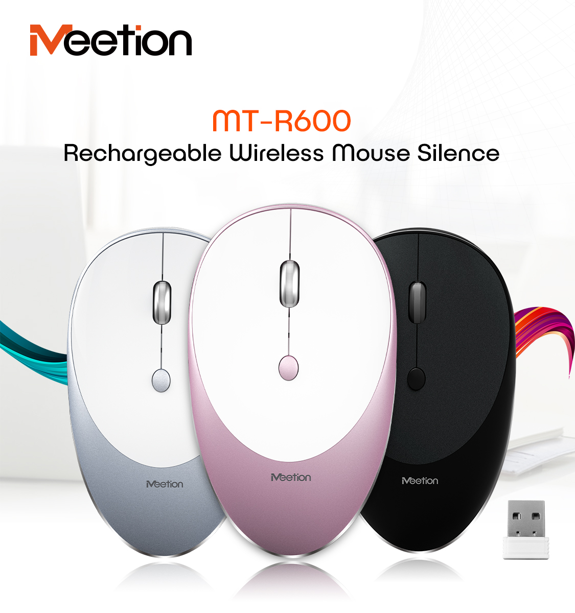 MOUSE MEETION INALAMBRICO R600