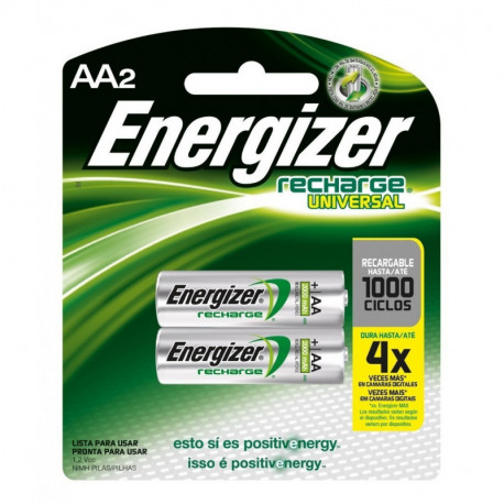 PILAS AA ENERGIZER RECARGABLES