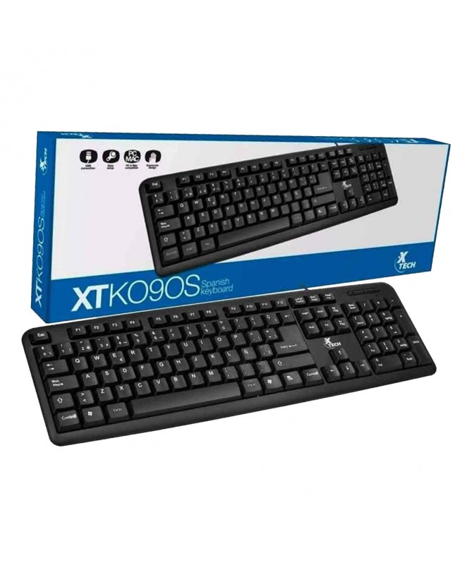 TECLADO XTECH XTK092S USB