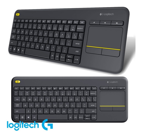 TECLADO INALAMBRICO LOGITECH  K400PLUS CON TOUCH ESPAÑOL USB