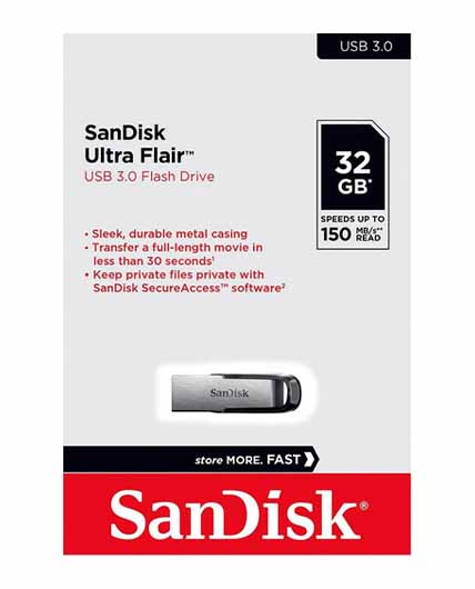 FLASH SANDISK DE 32GB ULTRA FLAIR