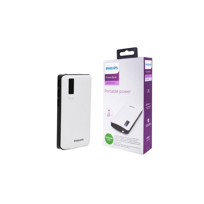 POWER BANK BLANCO 1000 MHA PHILIPS