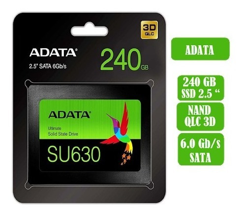 DISCO SOLIDO SSD ADATA SU630 240GB 2.5