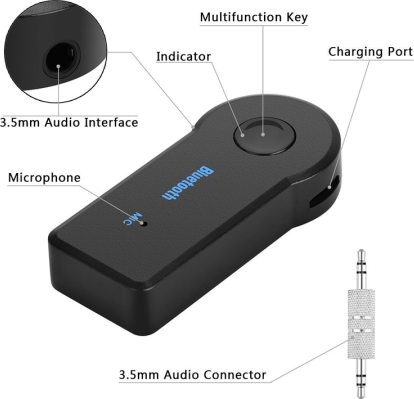 ADAPTADOR WIRELESS BLUETOOTH AUXILIAR