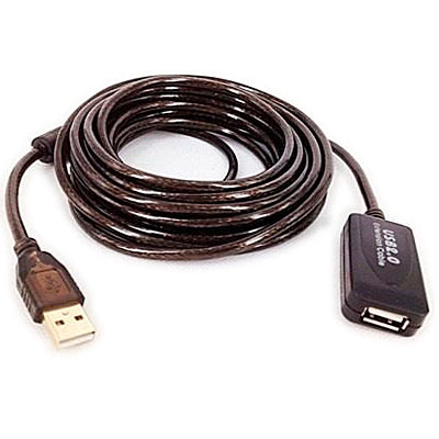 EXTENSIONES USB MACHO A HEMBRA AMPLIFICADA DE 10MTS