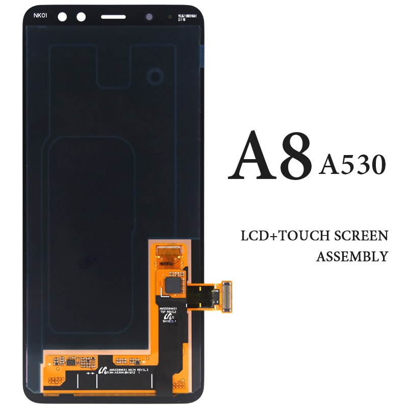 DISPLAY + TOUCH SAMSUNG A8 2018 NEGRO