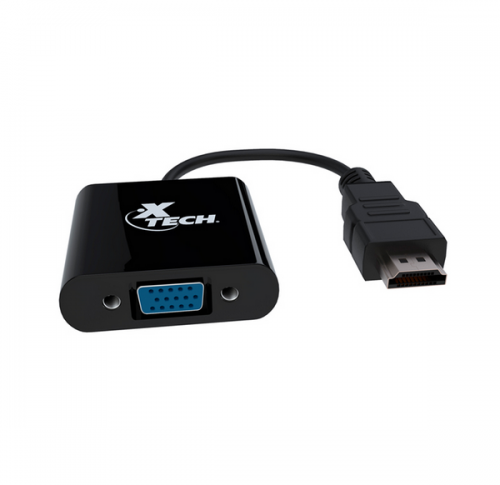 CONVERTIDOR XTECH - HDMI A VGA - BLACK - XTC-363