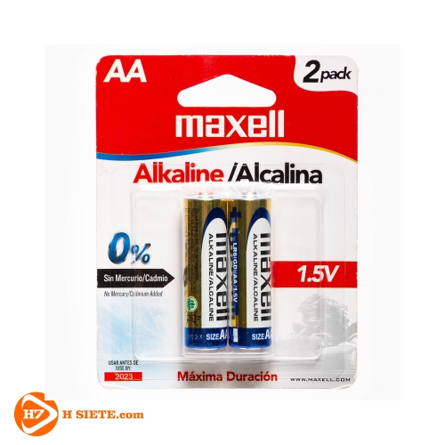 PILAS AA MAXELL 1.5V PACK 2