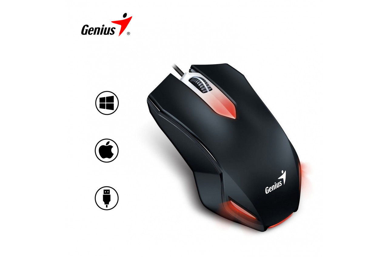 MOUSE GENIUS XG200 NEGRO USB