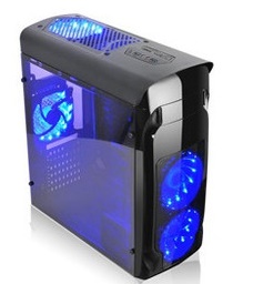 CASE SPEEDMIND GAMER 4 VENTILADORES LED AZUL (SIN FUENTE)