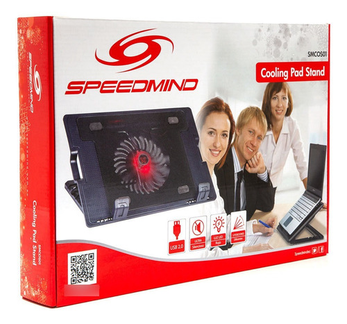 BASE DE ENFRIAR SPEEDMING COS01 COOLING PAD NEGRO PARA NOTEBOOK 5