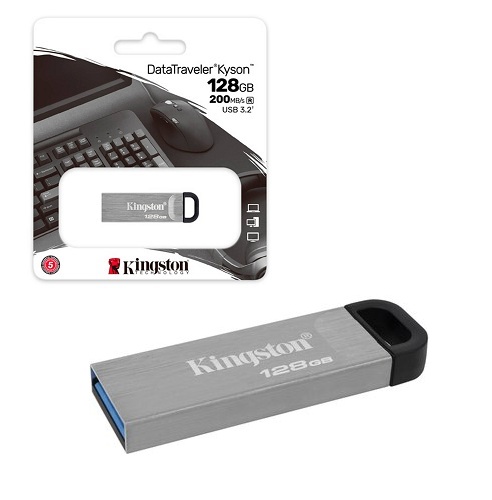 FLASH KINGSTON 128GB DATA TRAVELER KYSON 3.2