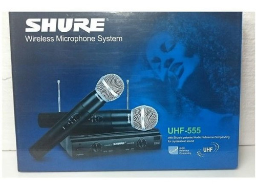 MICROFONO SHURE INALAMBRICO UHF-555