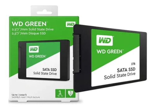 DISCO SOLIDO  SSD 1TB WD GREEN 2.5 SATA