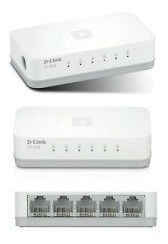 SWITCH DE ESCRITORIO  D-LINK 5 PUERTOS FAST ETHERNET 10/100 BASE-TX - SOPORTA MDI/MDI-X  DES-1005A