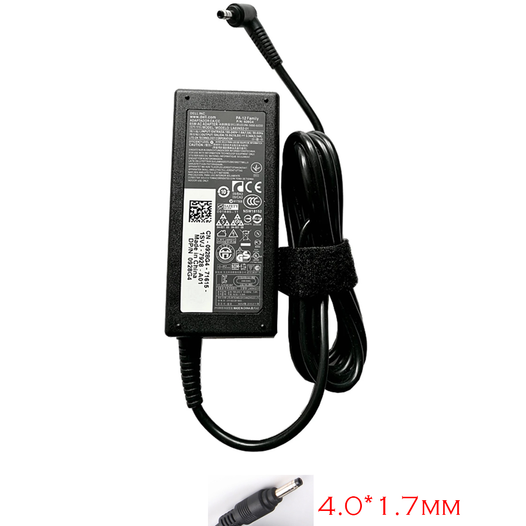 CARGADOR LAPTOP DELL 19.5V A 3.34A PLUG 4.0X1.7